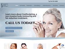 Tablet Screenshot of cosmeticlasercenters.com